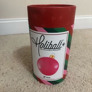 NIB Pink Holiball Inflatable Ornament, 30" Indoor/outdoor
